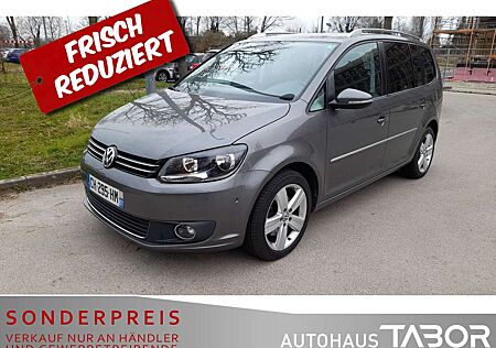 VW Touran Volkswagen 2.0 TDI Highline DSG Pano Velour Navi LM