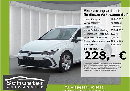 VW Golf Volkswagen VIII GTE Hybrid*LED Navi Standklima VKZ-Erk