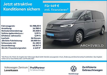 VW T7 Multivan Volkswagen TDI DSG KAM PANO SHZ PDC MATRIX