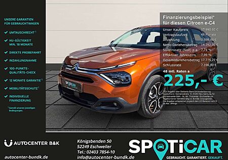 Citroën E-C4 X Citroen E-C4 Electric 136 FEEL SHZ Kamera Apple CarPlay Android Auto Dig
