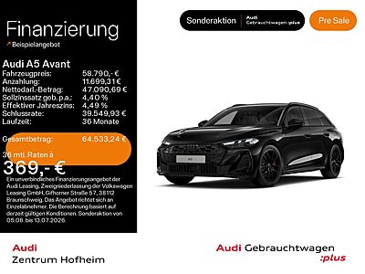 Audi A5 e-hybrid qu S line S tro*B&O*HUD*Matrix