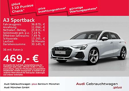 Audi A3 35 TDI S tronic 2x S line Pano/Matr