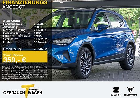 Seat Arona 1.0 TSI STYLE EDITION LED CLIMA DAB+ LM17