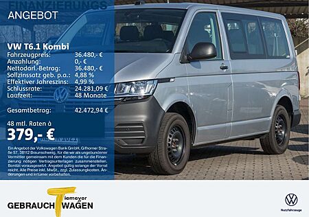 VW T6 Transporter Volkswagen T6.1 Kombi DSG 9-SITZE ALLWETTER KLIMA