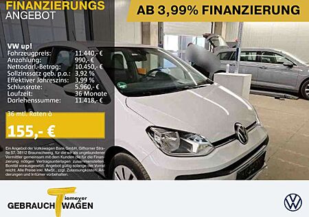 VW Up Volkswagen ! 1.0 MPI move ! KLIMA SITZHZ R.KAMERA