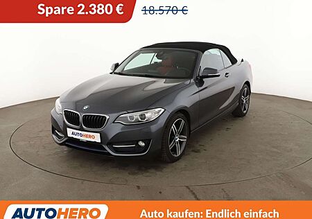 BMW 220 220i Sport Line Aut.*NAVI*BI-XENON*TEMPO*PDC*SHZ*