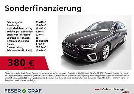 Audi A4 Avant 40 TDI qu S Line Int LED,AHK,Leder,Navi,Kame