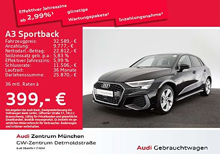 Audi A3 40 TFSI e S tronic S line Virtual+/