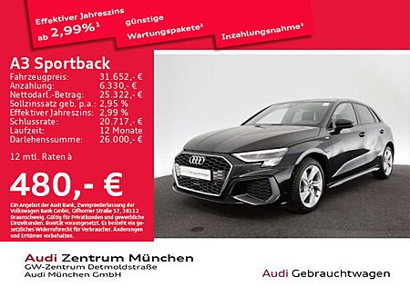 Audi A3 40 TFSI e S tronic S line Virtual+/