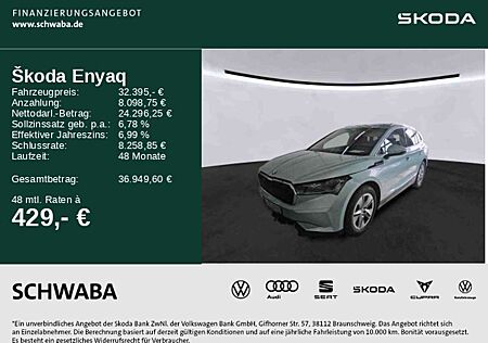 Skoda Enyaq iV Batt-Kap 82 kW/h *Wärmep.*AHK*ACC*19"*