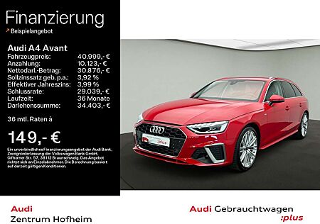 Audi A4 40 TFSI 2x S line S tro*B&O*LED*Virtual