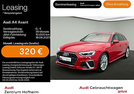 Audi A4 40 TFSI 2x S line S tro*B&O*LED*Virtual