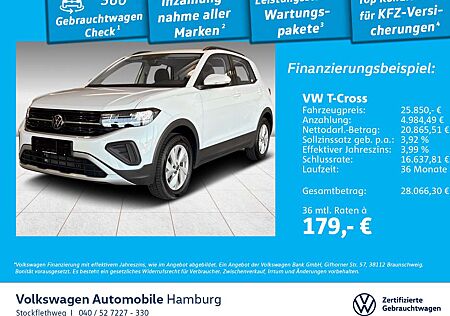 VW T-Cross Volkswagen 1.0 TSI Life DSG Navi CarPlay ACC Stzhzg