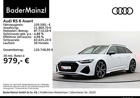 Audi RS6 AHK Matrix HUD Keramik Pano 305km/h