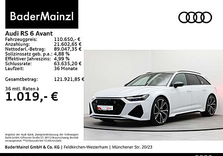 Audi RS6 AHK Matrix HUD Keramik Pano 305km/h