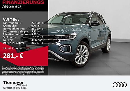 VW T-Roc Volkswagen 1.5 TSI DSG STYLE NAVI LED AHK KAMERA
