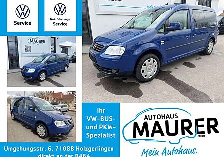VW Caddy Volkswagen Maxi 1,6 Life Climatic AHK Telefon 7-Sitzer