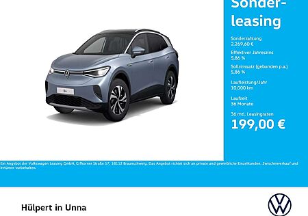 VW ID.4 Volkswagen Pure Performance NAVI KAMERA ALU SITZHZG