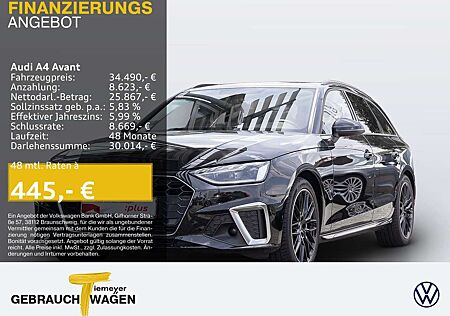 Audi A4 40 TFSI 2x S LINE BuO LED NAVI LM18