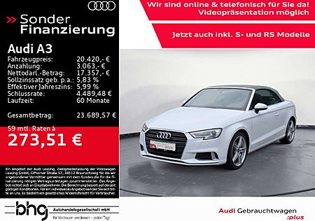 Audi A3 2.0 TDI Cabrio S tronic sport Klima Navi