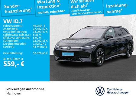 VW ID.7 Volkswagen Tourer GTX AHK ACC Navi LED PDC SHZ
