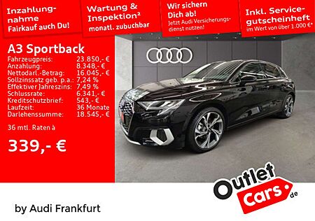 Audi A3 35 TFSI S tronic advanced LED VC DA