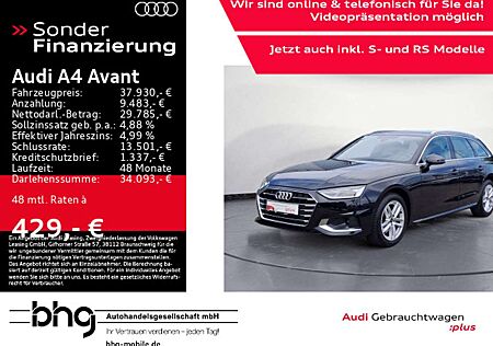 Audi A4 35TFSI S tronic advanced Assist Stadt+T