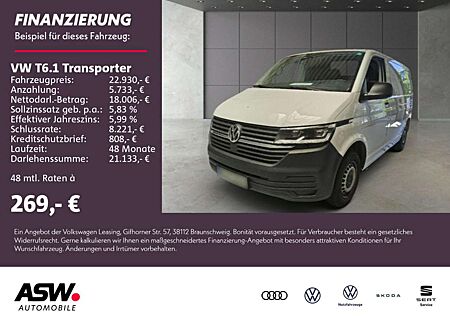 VW T6 Transporter Volkswagen T6.1 Transporter T6.1 Kasten 2.0TDI DSG LED Klimaanlage