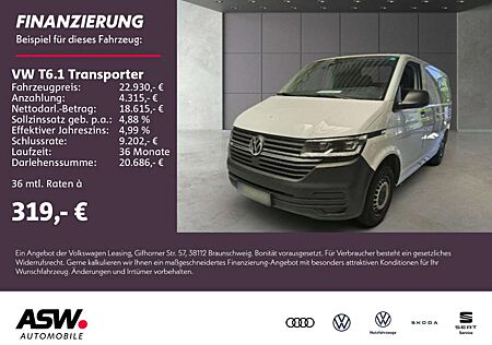 VW T6 Transporter Volkswagen T6.1 Transporter T6.1 Kasten 2.0TDI DSG LED Klimaanlage