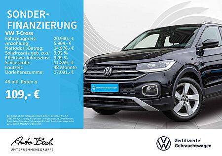 VW T-Cross Volkswagen 1.0 TSI DSG Style, Navi, LED, App-Connec