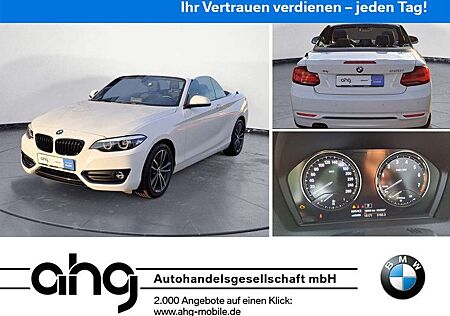 BMW 220 i Steptronic Cabrio Sport Line Bluetooth PDC