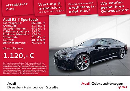 Audi RS7 4.0TFSI quatt. Dynamik-Paket plus