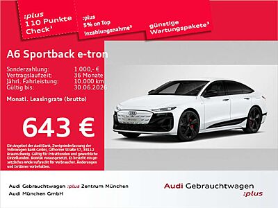 Audi A6 e-tron performance S line Luftfed/A