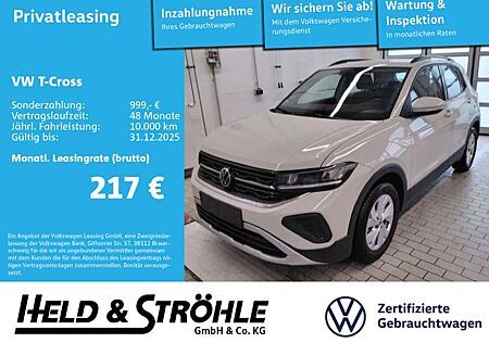 VW T-Cross Volkswagen Life 1.0 TSI LED NAV PDC SHZ APP DAB+
