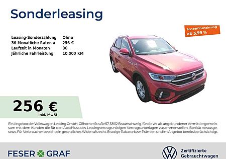 VW T-Roc Volkswagen R-Line 1.0 TSI Navi AHK Kamera LM SiHz