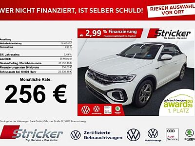 Volkswagen T-Roc Cabriolet R-Line 1.5TSI DSG 256,-ohne Anzahlung N