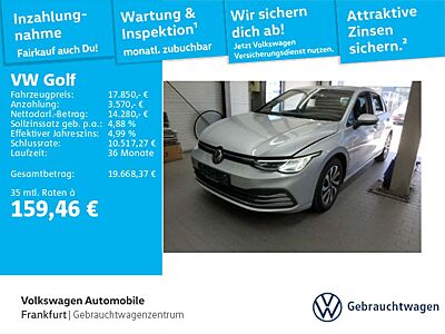 Volkswagen Golf VIII 1.0 TSI Active AHK Navi ACC DAB+ LED F