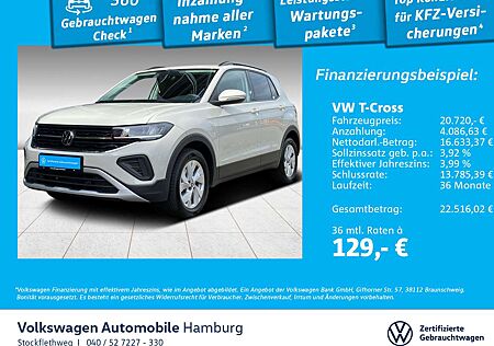 VW T-Cross gebraucht kaufen VW T-Cross Volkswagen 1.0 TSI Life ACC AppleCarPlay LED Stzhzg