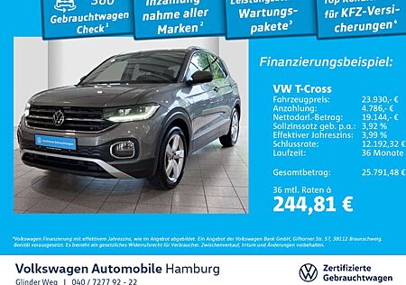 VW T-Cross Volkswagen 1.5 TSI DSG Style Kamera LED Sitzhzg