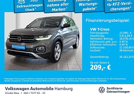 VW T-Cross Volkswagen 1.5 TSI DSG Style Kamera LED Sitzhzg