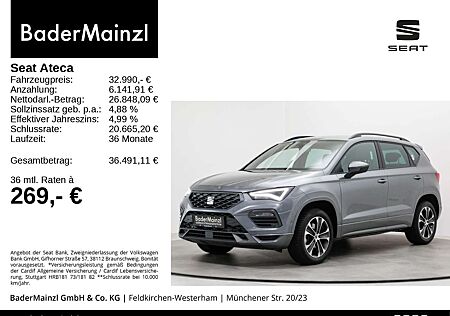 Seat Ateca 2.0 TDI DSG FR AHK Kamera Navi ACC Keyless