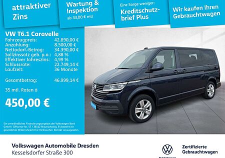 VW T6 Volkswagen .1 Caravelle 2.0 TDI Trendline AHZV Kamera LED