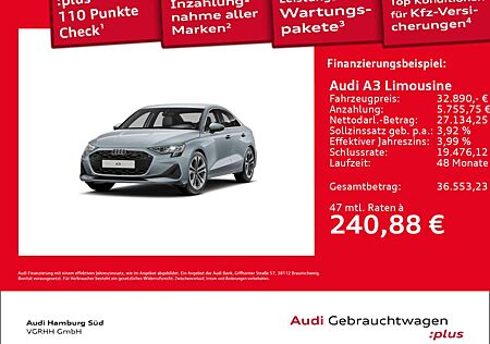 Audi A3 30 TFSI S tronic NAVI/KAMERA/LED