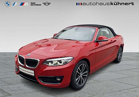 BMW 220 d Cabrio LED Navi RFK HiFi Sportsitz PDC