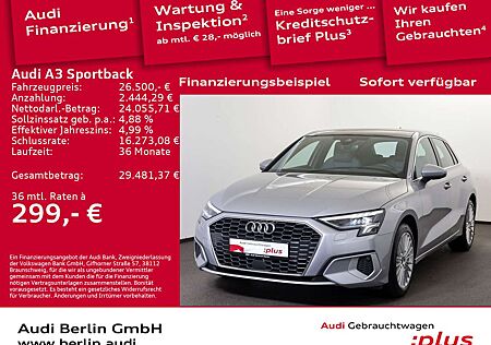 Audi A3 advanced 35 TFSI S tr. LED PANO RFK