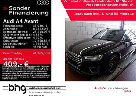 Audi A4 40 TDI quattro S tronic S line AHK LED