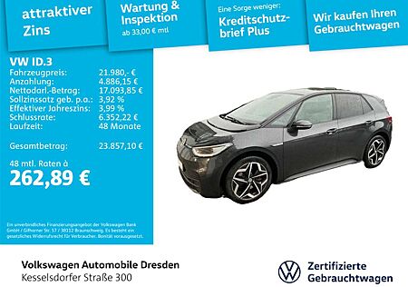 VW ID.3 Volkswagen Pro Family ACC Kamera