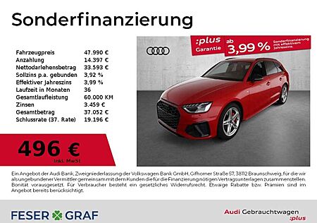 Audi A4 Avant 40 TDI S-line Stronic,LED,AZV,Navi+