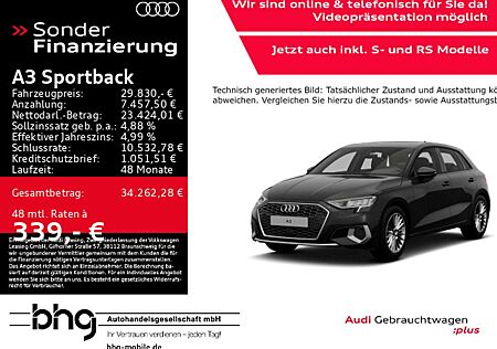 Audi A3 35 TFSI S-tronic advanced Navi GRA