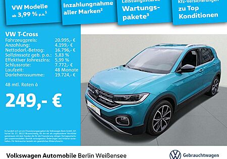 VW T-Cross Volkswagen Style 1.0 TSI*DSG*NAV*LED*PDC*AMBI*SHZ*